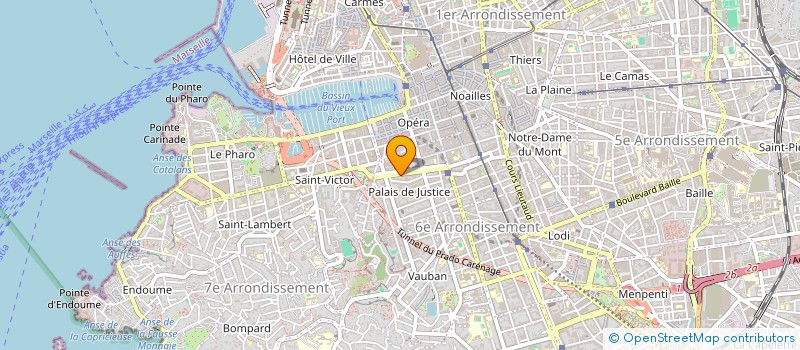 localisation de l'entreprise MONSIEUR CHRISTIAN BELLAIS  MARSEILLE