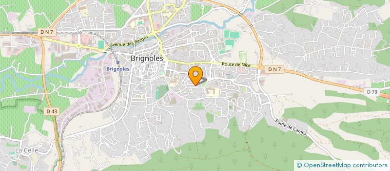 localisation de l'entreprise MONSIEUR CHRISTIAN BELLET à BRIGNOLES