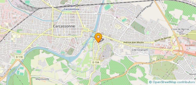 localisation de l'entreprise MONSIEUR CHRISTIAN BELONDRADE à CARCASSONNE