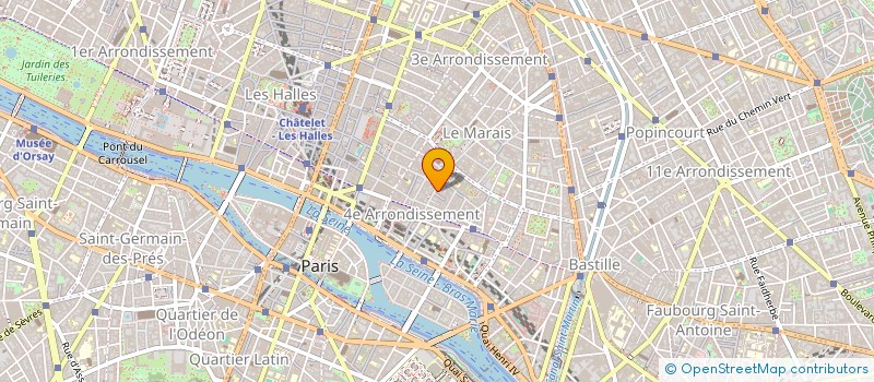 localisation de l'entreprise MONSIEUR CHRISTIAN BENAD à PARIS