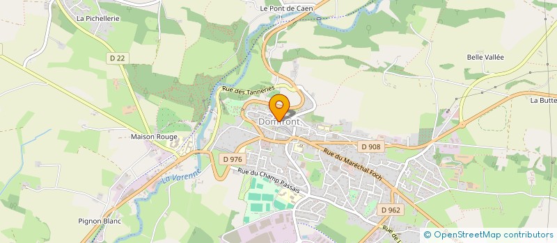 localisation de l'entreprise MONSIEUR CHRISTIAN BENE à DOMFRONT-EN-POIRAIE