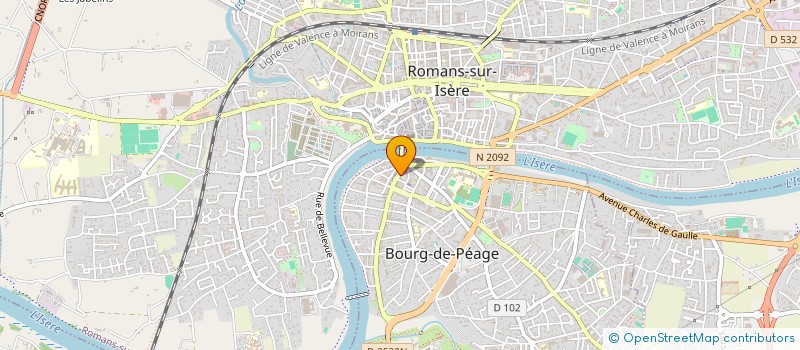 localisation de l'entreprise MONSIEUR CHRISTIAN BENETTO  BOURG-DE-PEAGE