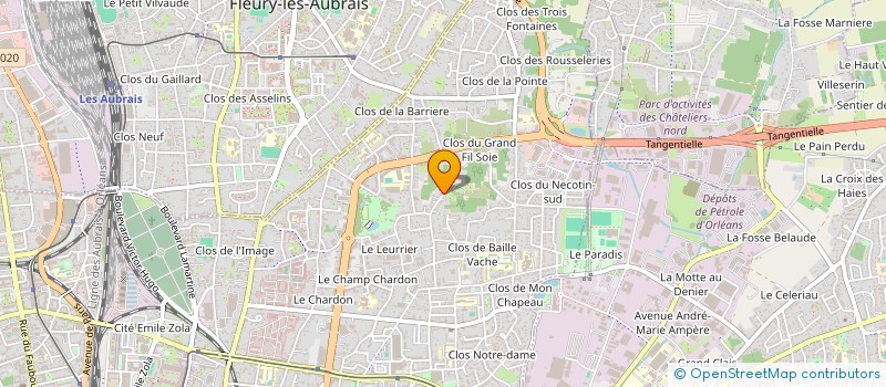 localisation de l'entreprise MONSIEUR CHRISTIAN BENITTE à ORLEANS