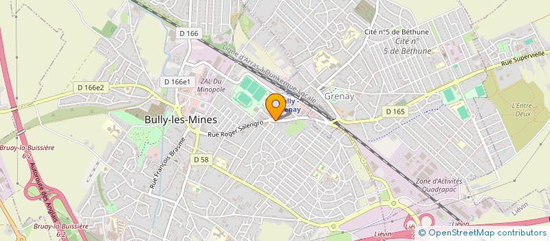 localisation de l'entreprise MONSIEUR CHRISTIAN BENOIT à BULLY LES MINES
