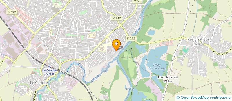 localisation de l'entreprise MONSIEUR CHRISTIAN BERANGER  COURNON-D'AUVERGNE