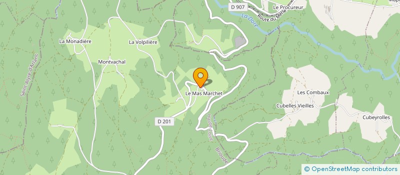 localisation de l'entreprise MONSIEUR CHRISTIAN BEREAUX  LA CHAPELLE-GENESTE