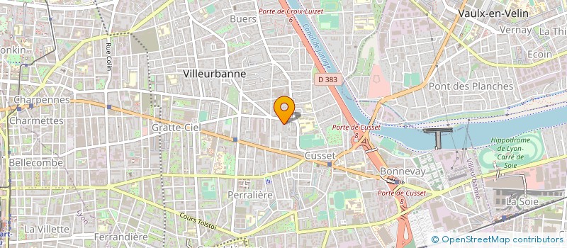 localisation de l'entreprise MONSIEUR CHRISTIAN BERGER-VACHON à VILLEURBANNE