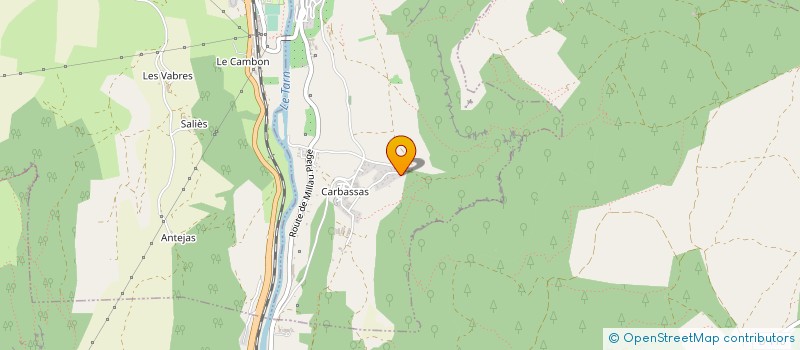 localisation de l'entreprise MONSIEUR CHRISTIAN BERMEJO  PAULHE