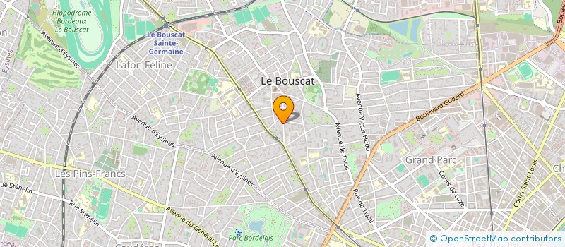 localisation de l'entreprise MONSIEUR CHRISTIAN BERNARD à LE BOUSCAT