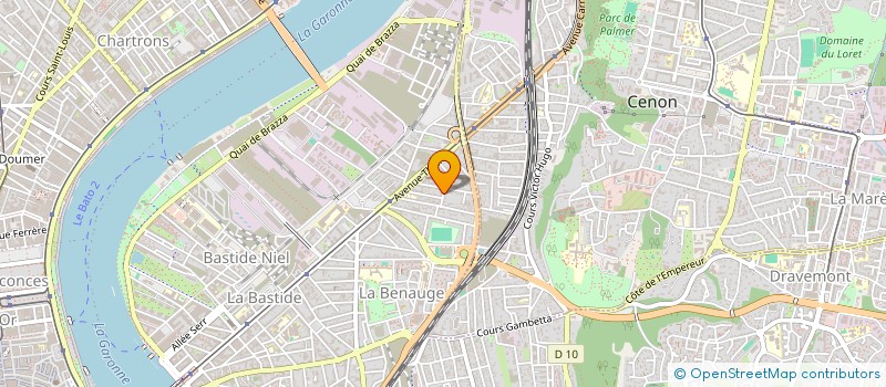 localisation de l'entreprise MONSIEUR CHRISTIAN BERNARD  BORDEAUX