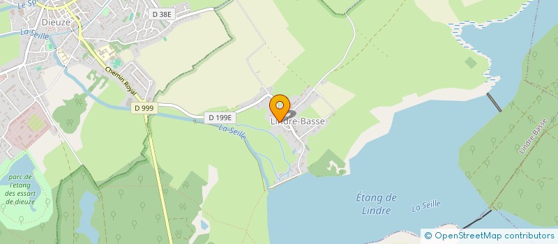 localisation de l'entreprise MONSIEUR CHRISTIAN BERNARD  LINDRE-BASSE