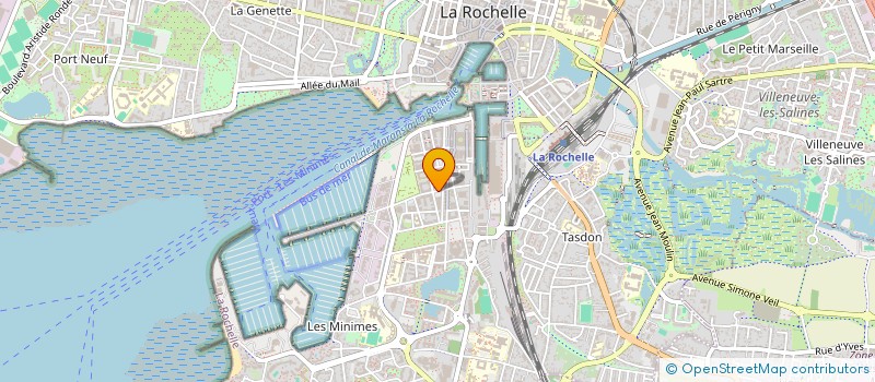 localisation de l'entreprise MONSIEUR CHRISTIAN BERNARD  LA ROCHELLE