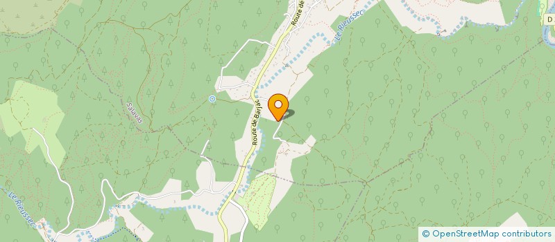 localisation de l'entreprise MONSIEUR CHRISTIAN BERNAUD  SALAVAS