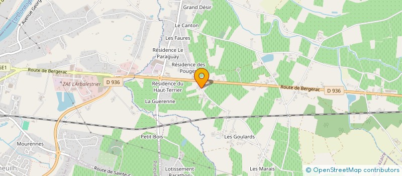 localisation de l'entreprise MONSIEUR CHRISTIAN BERNEDE à SAINT-AVIT-SAINT-NAZAIRE