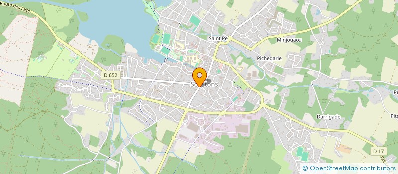 localisation de l'entreprise MONSIEUR CHRISTIAN BERNOS  SOUSTONS