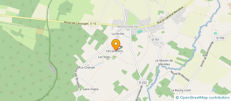 localisation de l'entreprise MONSIEUR CHRISTIAN BERNOU à MONTMERREI