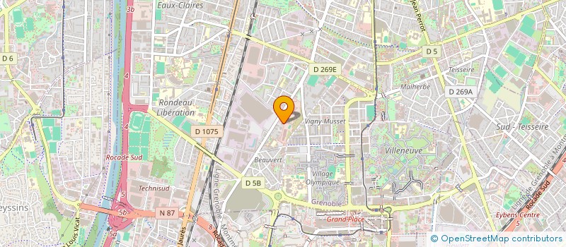 localisation de l'entreprise MONSIEUR CHRISTIAN BERNOUD  GRENOBLE