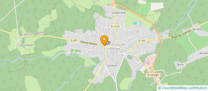 localisation de l'entreprise MONSIEUR CHRISTIAN BERRON  CASTELNAU-DE-MEDOC