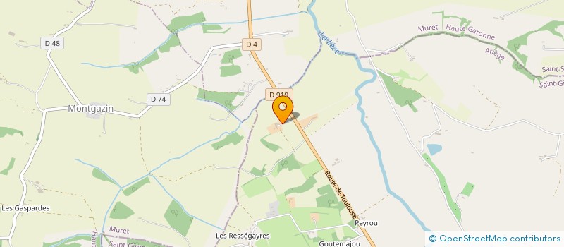 localisation de l'entreprise MONSIEUR CHRISTIAN BERTAINA à LEZAT-SUR-LEZE