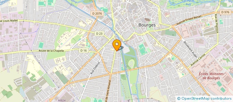 localisation de l'entreprise MONSIEUR CHRISTIAN BERTHELOT à BOURGES
