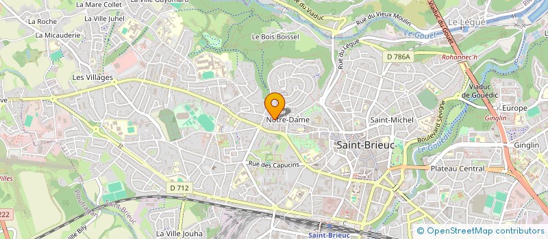 localisation de l'entreprise MONSIEUR CHRISTIAN BERTHELOT à SAINT-BRIEUC