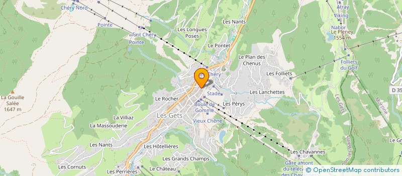 localisation de l'entreprise MONSIEUR CHRISTIAN BERTHET à LES GETS
