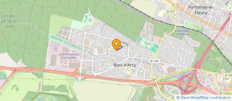 localisation de l'entreprise MONSIEUR CHRISTIAN BERTOLINO  BOIS-D'ARCY