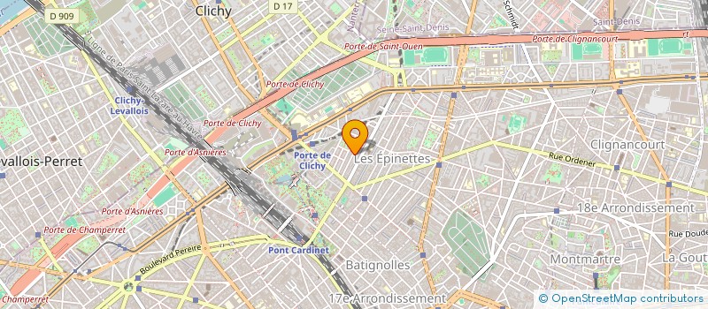 localisation de l'entreprise MONSIEUR CHRISTIAN BERTRAND  PARIS