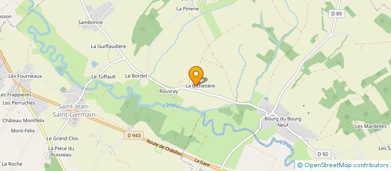 localisation de l'entreprise MONSIEUR CHRISTIAN BERTRAND à VERNEUIL-SUR-INDRE