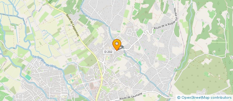 localisation de l'entreprise MONSIEUR CHRISTIAN BERTRAND  L ISLE SUR LA SORGUE