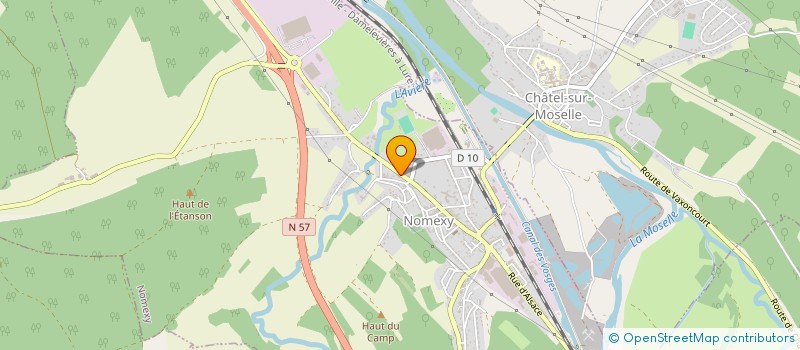 localisation de l'entreprise MONSIEUR CHRISTIAN BERTRAND  NOMEXY