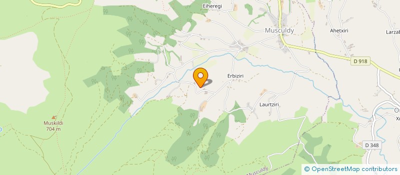 localisation de l'entreprise MONSIEUR CHRISTIAN BESOMBES  MONCAYOLLE-LARRORY-MENDIBIEU