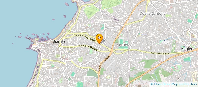 localisation de l'entreprise MONSIEUR CHRISTIAN BESSE  BIARRITZ