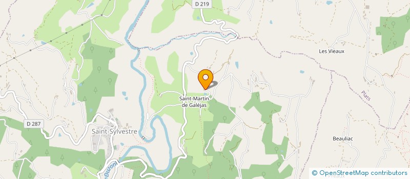 localisation de l'entreprise MONSIEUR CHRISTIAN BESSET  SAINT-SYLVESTRE