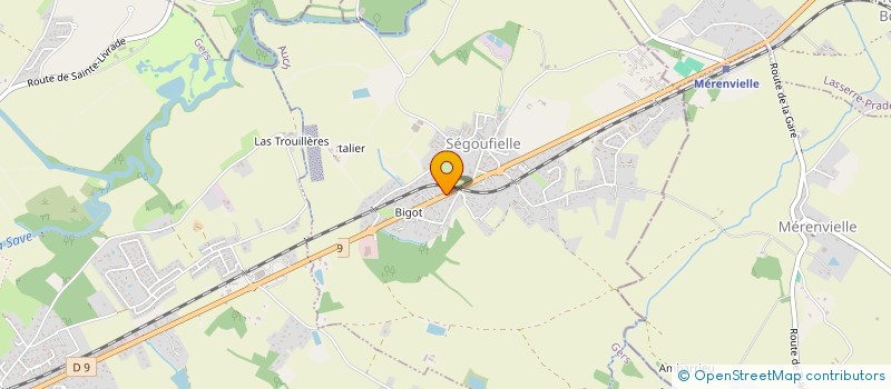 localisation de l'entreprise MONSIEUR CHRISTIAN BESSIERES  SEGOUFIELLE