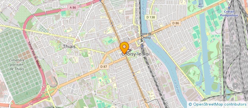 localisation de l'entreprise MONSIEUR CHRISTIAN BESSIGNEUL à CHOISY-LE-ROI