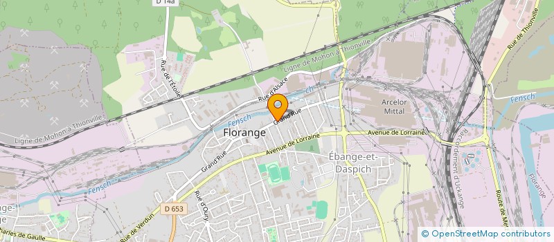 localisation de l'entreprise MONSIEUR CHRISTIAN BETTEMBOURG  FLORANGE