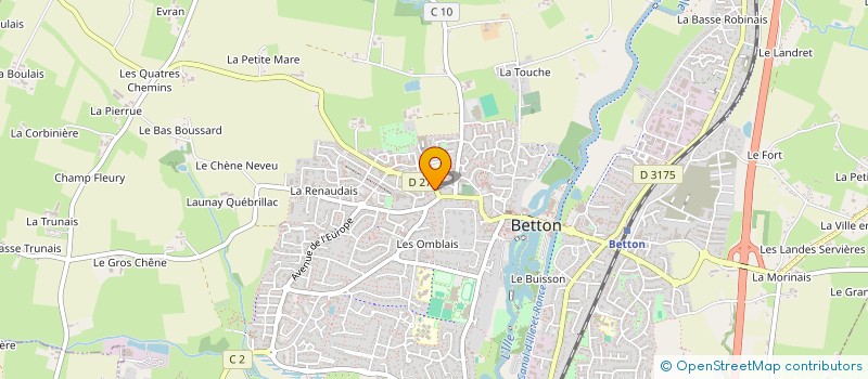 localisation de l'entreprise MONSIEUR CHRISTIAN BEUCHER  BETTON