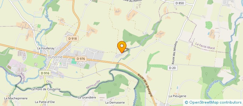 localisation de l'entreprise MONSIEUR CHRISTIAN BEUDIN à RIVES D'ANDAINE