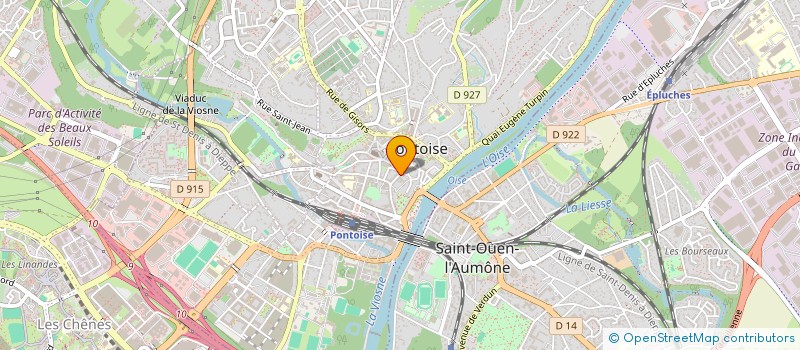 localisation de l'entreprise MONSIEUR CHRISTIAN BEUDIN  PONTOISE