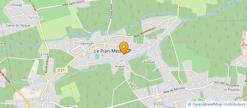 localisation de l'entreprise MONSIEUR CHRISTIAN BEUGIN à SAINT-CAPRAIS-DE-BORDEAUX