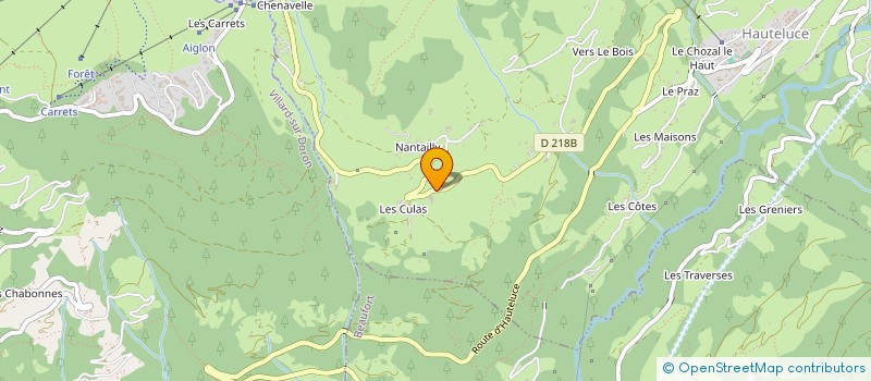 localisation de l'entreprise MONSIEUR CHRISTIAN BIBOLLET  HAUTELUCE