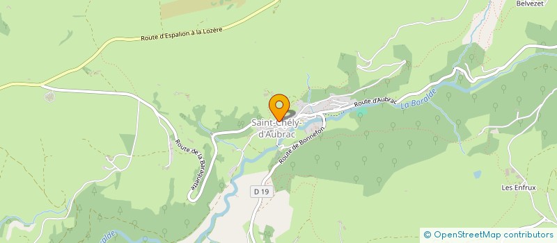 localisation de l'entreprise MONSIEUR CHRISTIAN BICHWILLER à SAINT-CHELY-D'AUBRAC