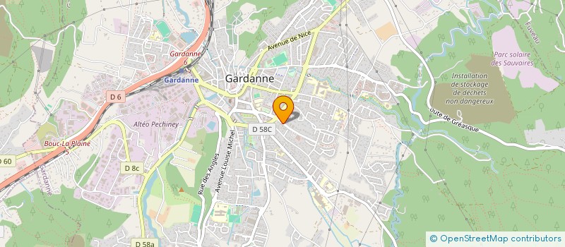 localisation de l'entreprise MONSIEUR CHRISTIAN BIELAWSKI à GARDANNE