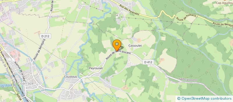 localisation de l'entreprise MONSIEUR CHRISTIAN BIGNES  MONTAUT