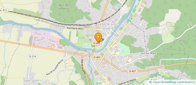 localisation de l'entreprise MONSIEUR CHRISTIAN BILLET à LA FERTE-SOUS-JOUARRE