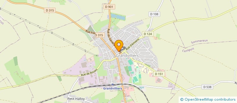 localisation de l'entreprise MONSIEUR CHRISTIAN BILLION REY  GRANDVILLIERS