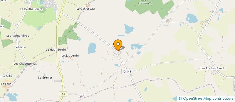 localisation de l'entreprise MONSIEUR CHRISTIAN BILLY  COULONGES-THOUARSAIS