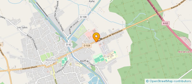 localisation de l'entreprise MONSIEUR CHRISTIAN BIROL  MONTECH