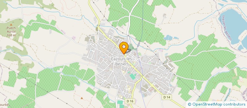 localisation de l'entreprise MONSIEUR CHRISTIAN BISBAL  CAZOULS-LES-BEZIERS